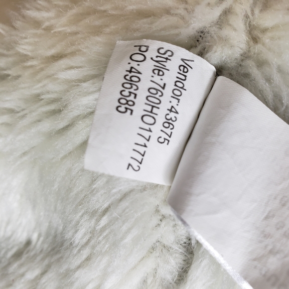 PacSun Fur Black Denim Jacket - Picture 9 of 9